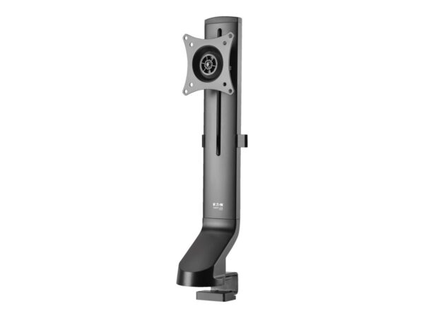 EATON TRIPPLITE Single-Display Monitor Arm with Desk Clamp and Grommet – Height Adjustable 17p to 32p Monitors