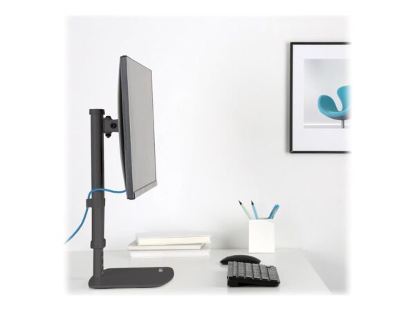 EATON TRIPPLITE Single-Display Monitor Stand – Height Adjustable 17inch to 27inch Monitors