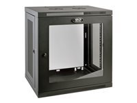 EATON TRIPPLITE SmartRack 12U Low-Profile Switch-Depth Wall-Mount Small Rack Enclosure Clear Acrylic Window