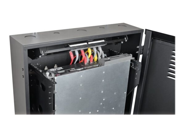EATON TRIPPLITE SmartRack 4U Low-Profile Vertical-Mount Server-Depth Wall-Mount Rack Enclosure Cabinet