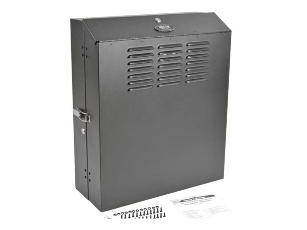 EATON TRIPPLITE SmartRack 4U Low-Profile Vertical-Mount Switch-Depth Wall-Mount Rack Enclosure Cabinet