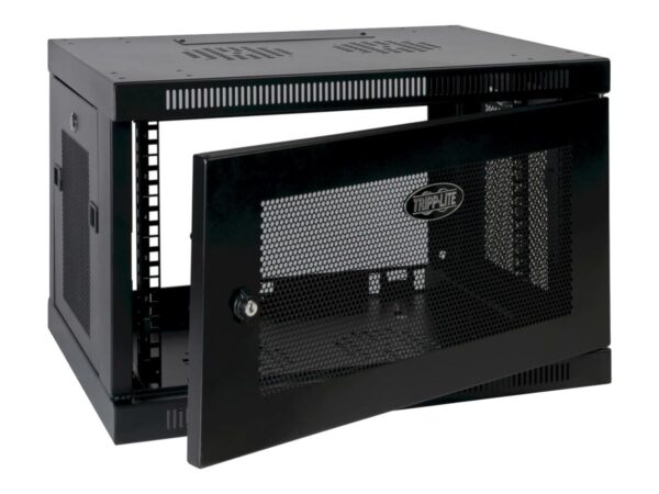 EATON TRIPPLITE SmartRack 9U Low-Profile Switch-Depth Wall-Mount Mini Rack Enclosure