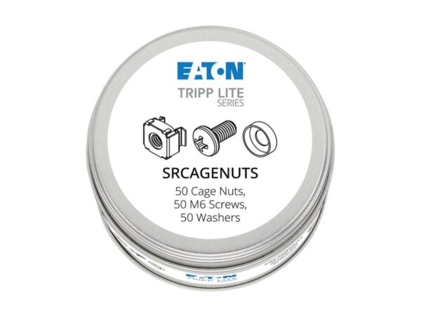 EATON TRIPPLITE SmartRack Square Hole Hardware Kit with 50 M6 screws and washers
