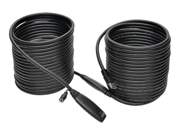 EATON TRIPPLITE USB 3.0 SuperSpeed Active Extension Repeater Cable USB-A M/F 15M 49.21ft.
