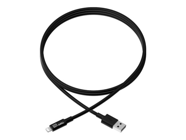 EATON TRIPPLITE USB-A to Lightning Sync/Charge Cable MFi Certified – Black M/M USB 2.0 10ft. 3.05m