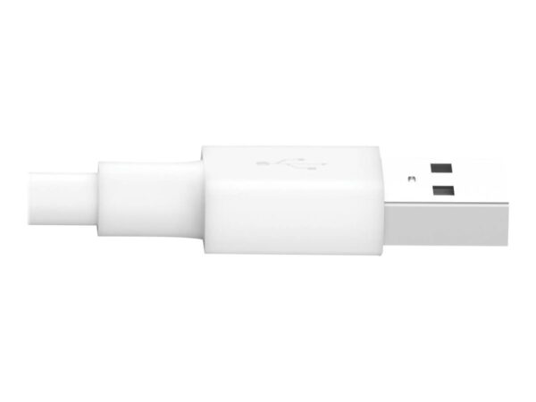 EATON TRIPPLITE USB-A to Lightning Sync/Charge Cable MFi Certified – White M/M USB 2.0 10ft. 3.05m