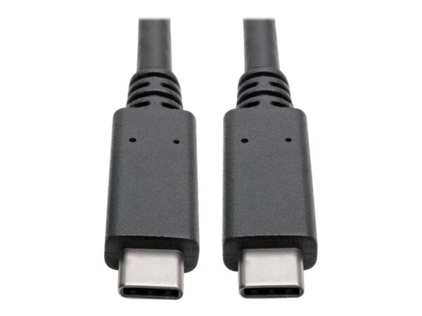 EATON TRIPPLITE USB-C Cable M/M – USB 3.1 Gen 2 10Gbps 5A Rating Thunderbolt 3 Compatible 3ft. 0.91m