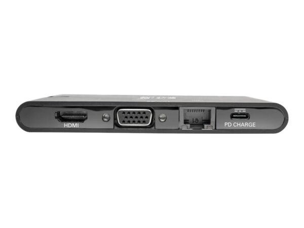 EATON TRIPPLITE USB-C Dock 4K HDMI VGA USB 3.2 Gen 1 USB-A/C Hub GbEemory Card 100W PD Charging