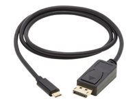 EATON TRIPPLITE USB-C to DisplayPort Bi-Directional Active Adapter Cable M/M 4K 60 Hz HDR Locking DP Connector 3 ft. 0.9m