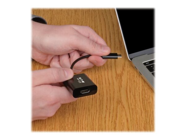 EATON TRIPPLITE USB-C to HDMI 4K Adapter with Alternate Mode – DP 1.2 Black