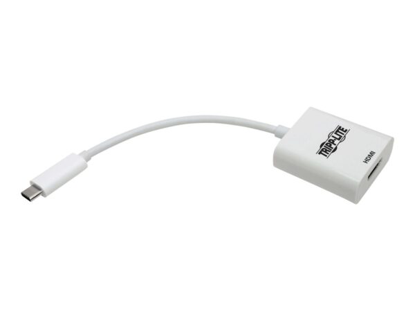 EATON TRIPPLITE USB-C to HDMI Adapter M/F – 4K 60Hz HDCP 2.2 White