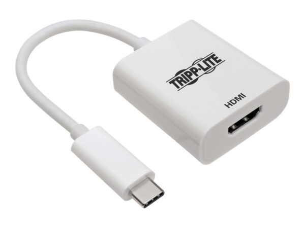 EATON TRIPPLITE USB-C to HDMI Adapter M/F – 4K 60Hz HDCP 2.2 White