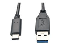 EATON TRIPPLITE USB-C to USB-A Cable M/M USB 3.1 Gen 1 5Gbps Thunderbolt 3 Compatible 3ft. 0.91m