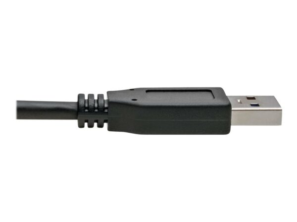 EATON TRIPPLITE USB-C to USB-A Cable M/M USB 3.1 Gen 2 10Gbps USB-IF Certified Thunderbolt 3 Compatible 3ft. 0.91m