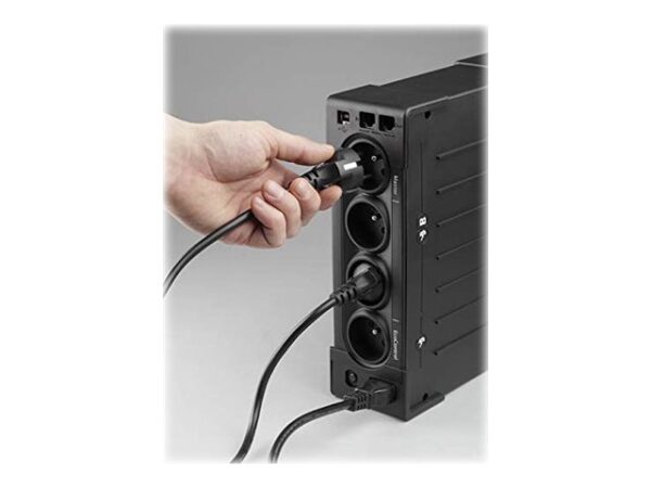 Eaton UPS Ellipse ECO 1200 USB FR (rack/tower) – AC 230 V – 750 Watt – 1200 VA – USB – French 8 Output – 2U – 19inch
