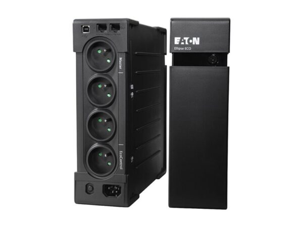 Eaton UPS Ellipse ECO 650 USB FR(rack/tower) – AC 230 V – 400 Watt – 650 VA – USB – French 4 Output – 2U – 19inch