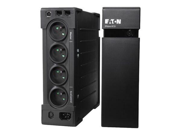 Eaton UPS Ellipse ECO 800 USB FR(rack/tower) – AC 230 V – 500 Watt – 800 VA – USB – French 4 Output – 2U – 19inch