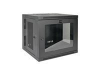 EATON Wall-Mounted SmartRack 10U Enclosure L. 600mm D.600mm Rear Hinges and Glass Door