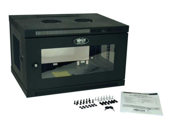 EATON Wall-Mounted SmartRack 6U Enclosure W. 600mm D.450mm Glass Door