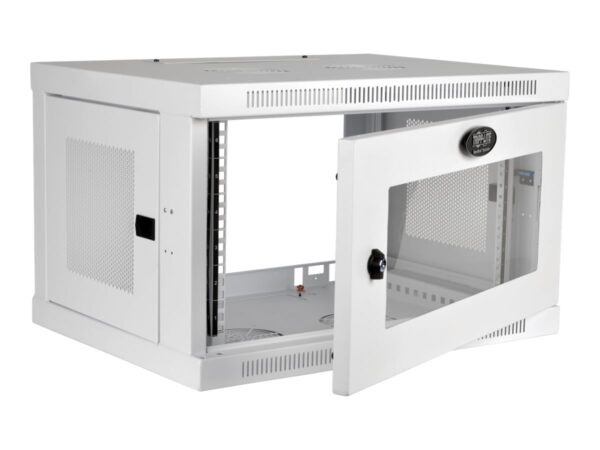 EATON White SmartRack Wall Box 6U W. 600mm D.450mm Glass Door