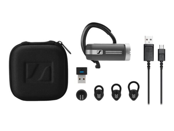 EPOS ADAPT Presence Grey UC mobile Bluetooth Business Headset Bluetooth-Dongle BTD 800 USB ML Skype for Business