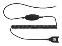 EPOS Bottom cable: EasyDisconnect to Modular Plug Coiled cable code 24.To be used for direct connection to some phone