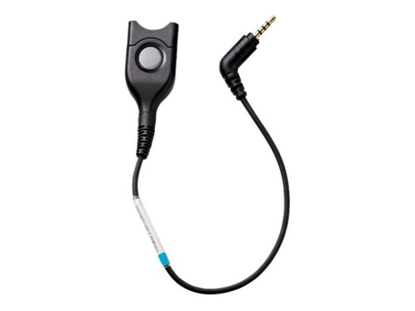 EPOS GSM Cable: EasyDisconnect to 2.5mm – 4 Pole jack plug.