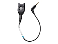 EPOS GSM Cable: EasyDisconnect to 2.5mm – 4 Pole jack plug.