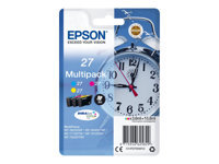 EPSON 1LB 27 ink cartridge cyan magenta and yellow standard capacity 3×3.6ml 3×350 pages combopack blister without alarm – DURABrite