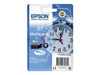 EPSON 1LB 27 ink cartridge cyan magenta and yellow standard capacity 3×3.6ml 3×350 pages combopack RF-AM blister – DURABrite w/s