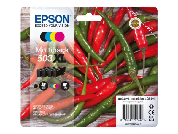 EPSON 1LB Multipack 4colours 503XL Ink w/s