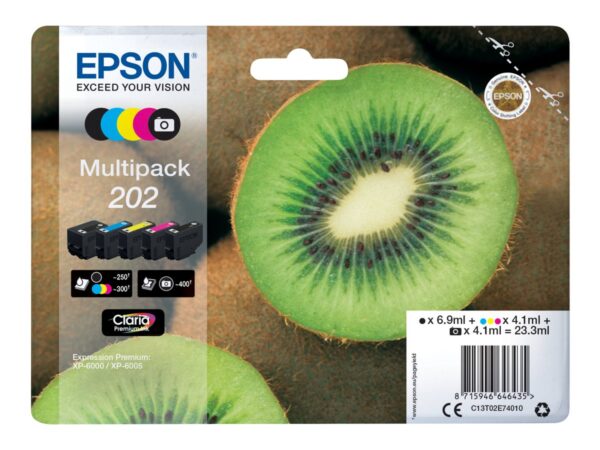 EPSON 1LB Multipack 5-farbig 202 Kiwi Clara Premium Ink