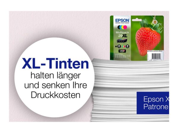 EPSON 1LB Multipack Fraise – Encre Claria Home Black Cyan Magenta Yellow XL w/s
