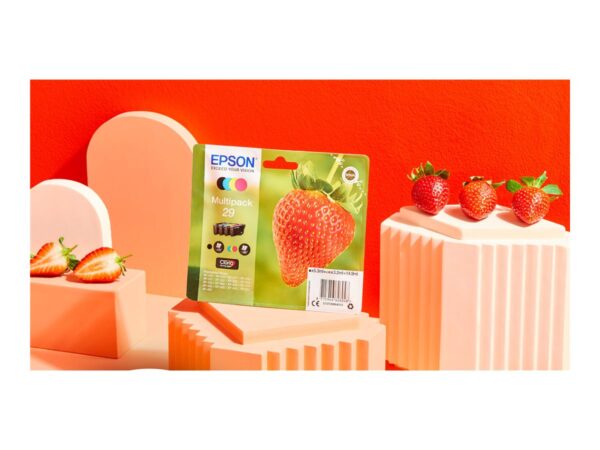 EPSON 1LB Multipack Fraise – Ink Claria Home Black Cyan Magenta Yellow w/s