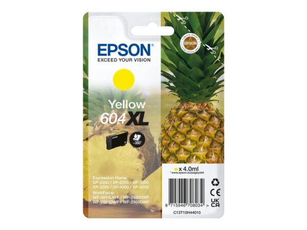 EPSON 1LB Singlepack Yellow 604XL Ink w/s