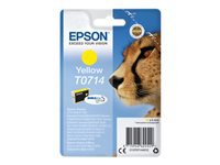 EPSON 1LB T0714 ink cartridge yellow standard capacity 5.5ml 1-pack blister without alarm