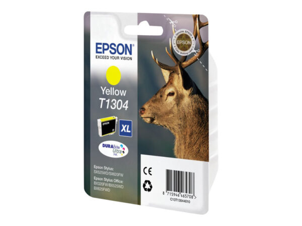 EPSON 1LB T1304 ink cartridge yellow extra high capacity 10.1ml 1-pack blister without alarm – DURABrite Ultra Ink