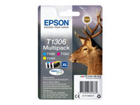 EPSON 1LB T1306 ink cartridge tri-colour extra high capacity 3 x 10.1ml 3-pack blister without alarm – DURABrite Ultra Ink