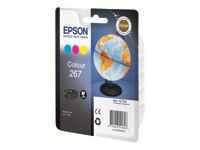 EPSON 2LB 267 ink cartridge cyan magenta and yellow standard capacity 200 pages 1-pack RF-AM blister