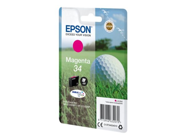 EPSON 2LB Singlepack Magenta 34 – DURABrite Ultra Ink