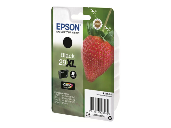 EPSON 4LB Cartridge Fraise – Ink Claria Home Black XL w/s
