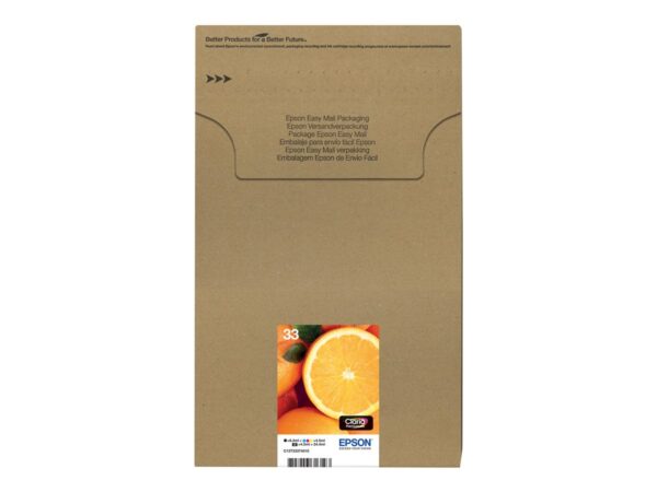 EPSON 4LB Multipack 5-colours 33 Ink Cartridge Easymail