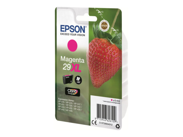 EPSON 4LB Singlepack Magenta 29XL Claria Home Ink