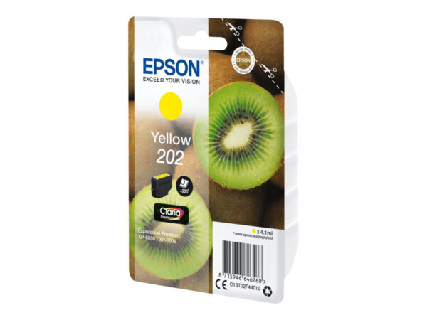 EPSON 4LB Singlepack Yellow 202 Kiwi Clara Premium Ink