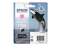 EPSON 5LB T7606 Viv Light Magenta ink cartridge high capacity vivid magenta clair 25 9ml 2849 pages 1-pack