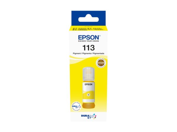 EPSON 6LB 113 EcoTank Pigment Yellow ink bottle