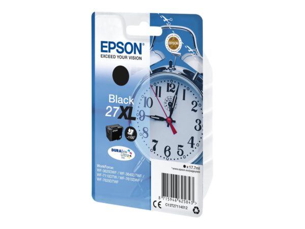 EPSON 6LB 27XL ink cartridge black high capacity 17.7ml 1.100 pages 1-pack RF-AM blister – DURABrite ultra ink w/s