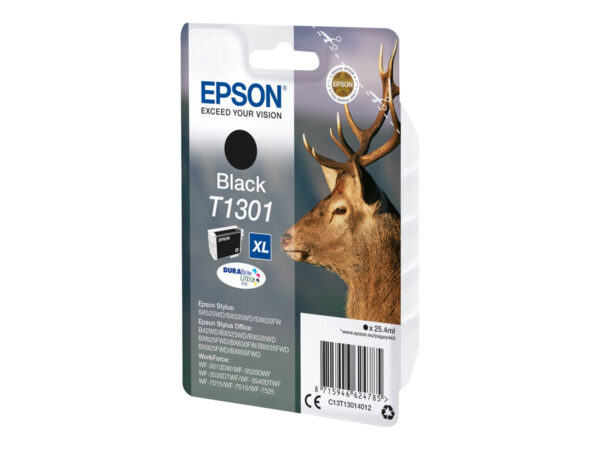 EPSON 6LB T1301 ink cartridge black extra high capacity 25.4ml 1-pack blister without alarm – DURABrite Ultra Ink