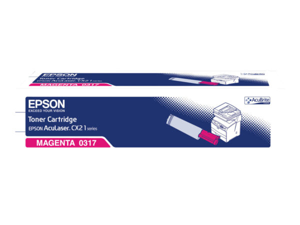 EPSON ACULASER CX21N, CX21NF cartouche de toner magenta capacité standard 5.000 pages pack de 1
