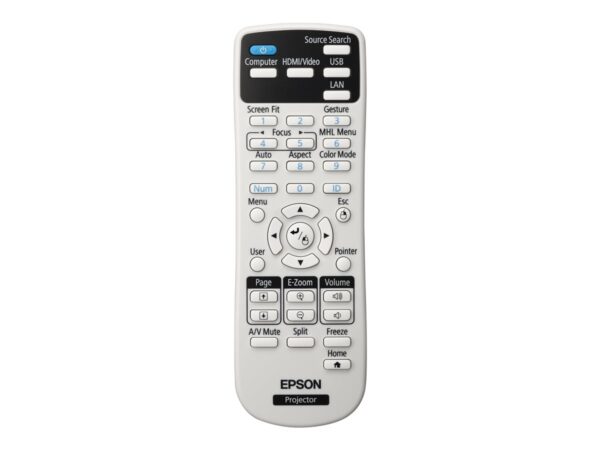 EPSON EB-1780W Projecteur Tri LCD – WXGA  1280×800 – 3000 lumens –  10000:1 – HDMI/VGA/Haut-parleurs – 2 ans RA